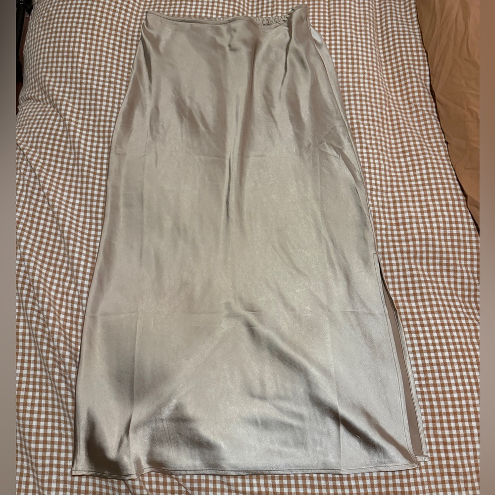Old Navy Satin Midi Skirt